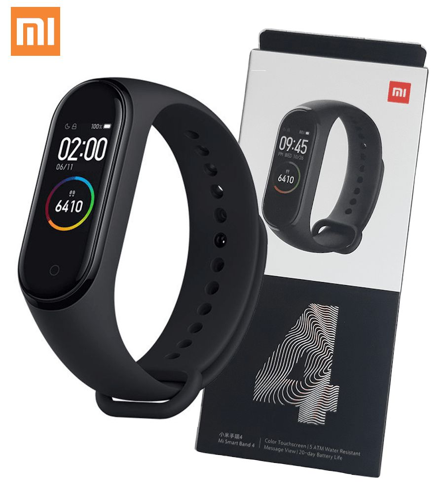 mi band 4 na caixa